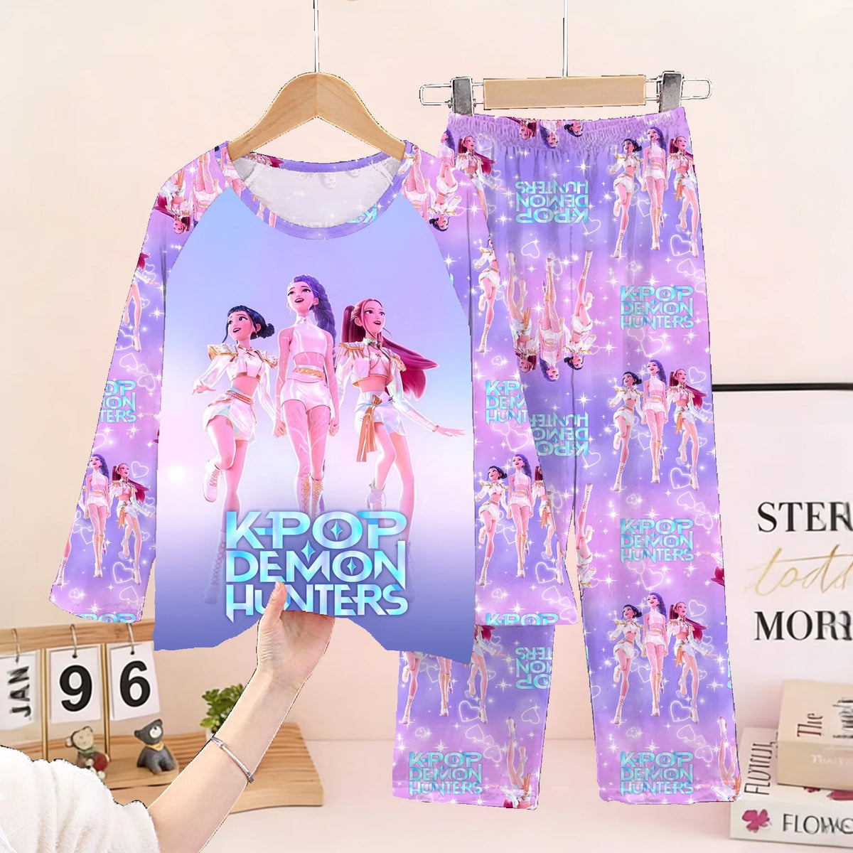 Pijama infantil de manga larga con estampado de estilo divertido