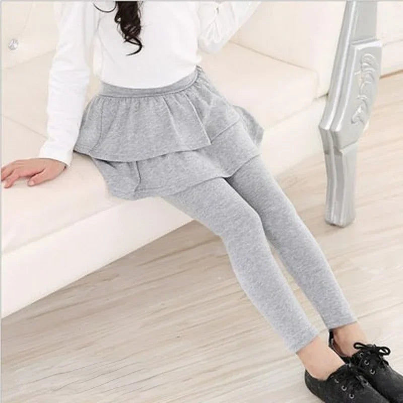 Legging Infantil con Falda de Capas