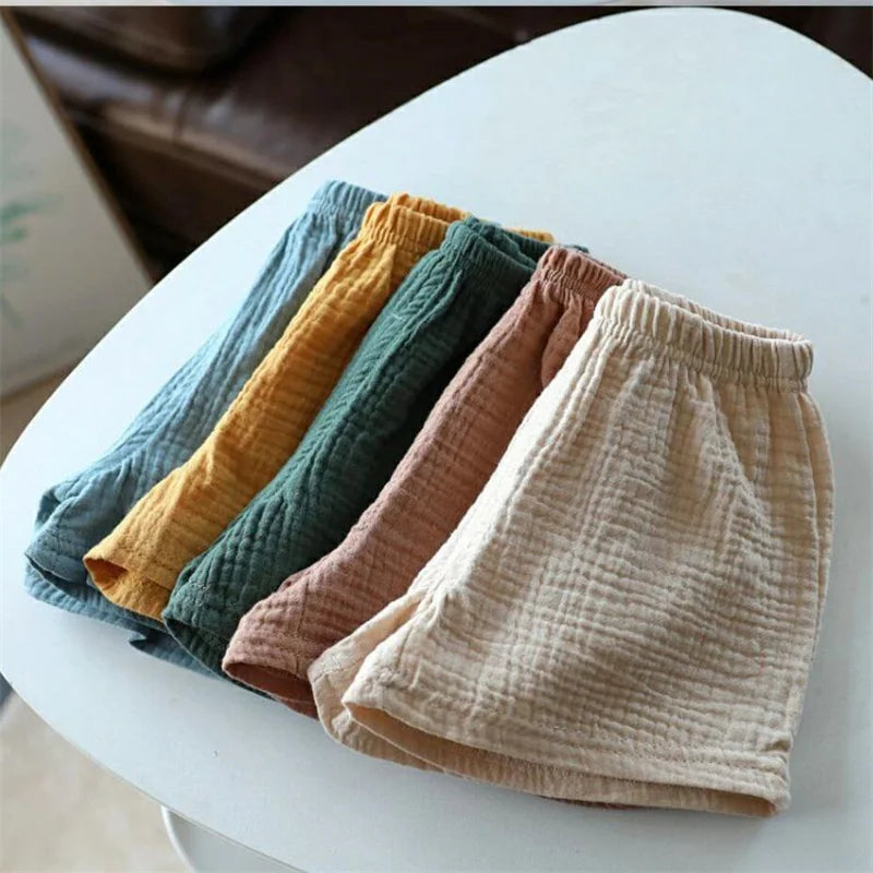 Short Infantil de Algodón con Cintura Elástica