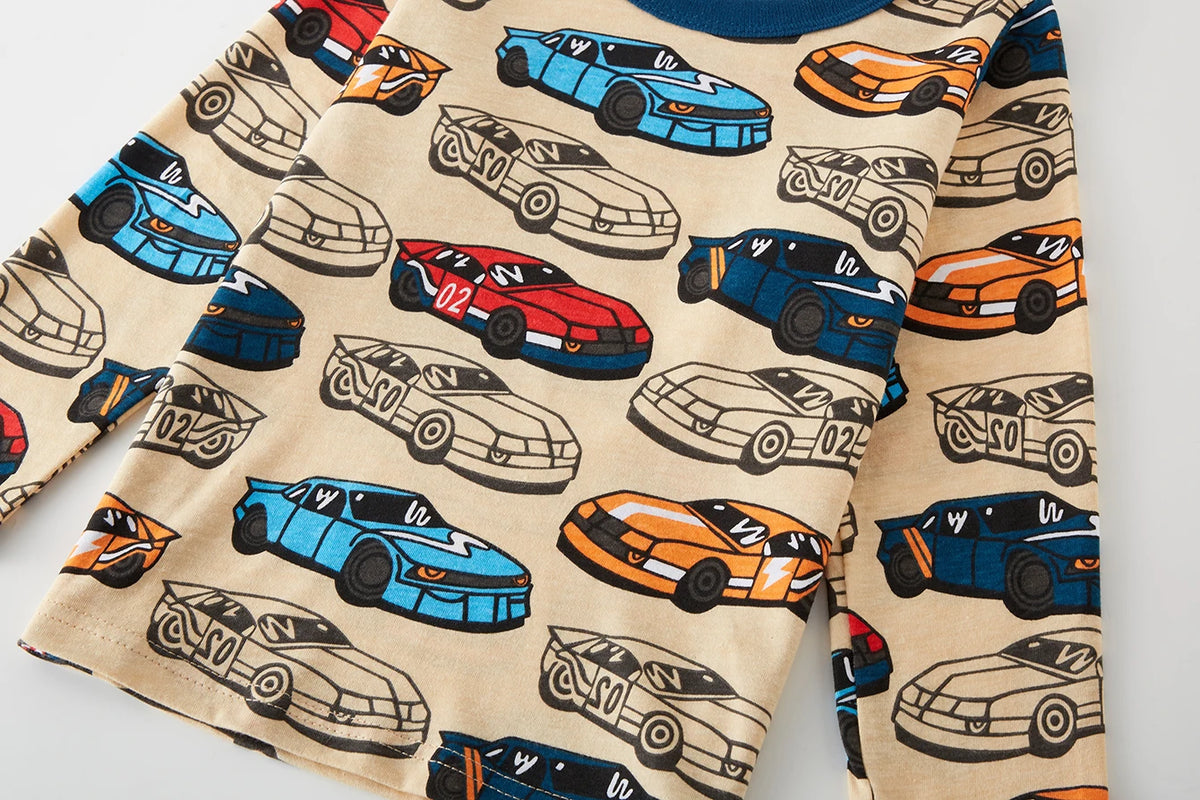 Pyjama Enfant en Coton Imprimé Voitures