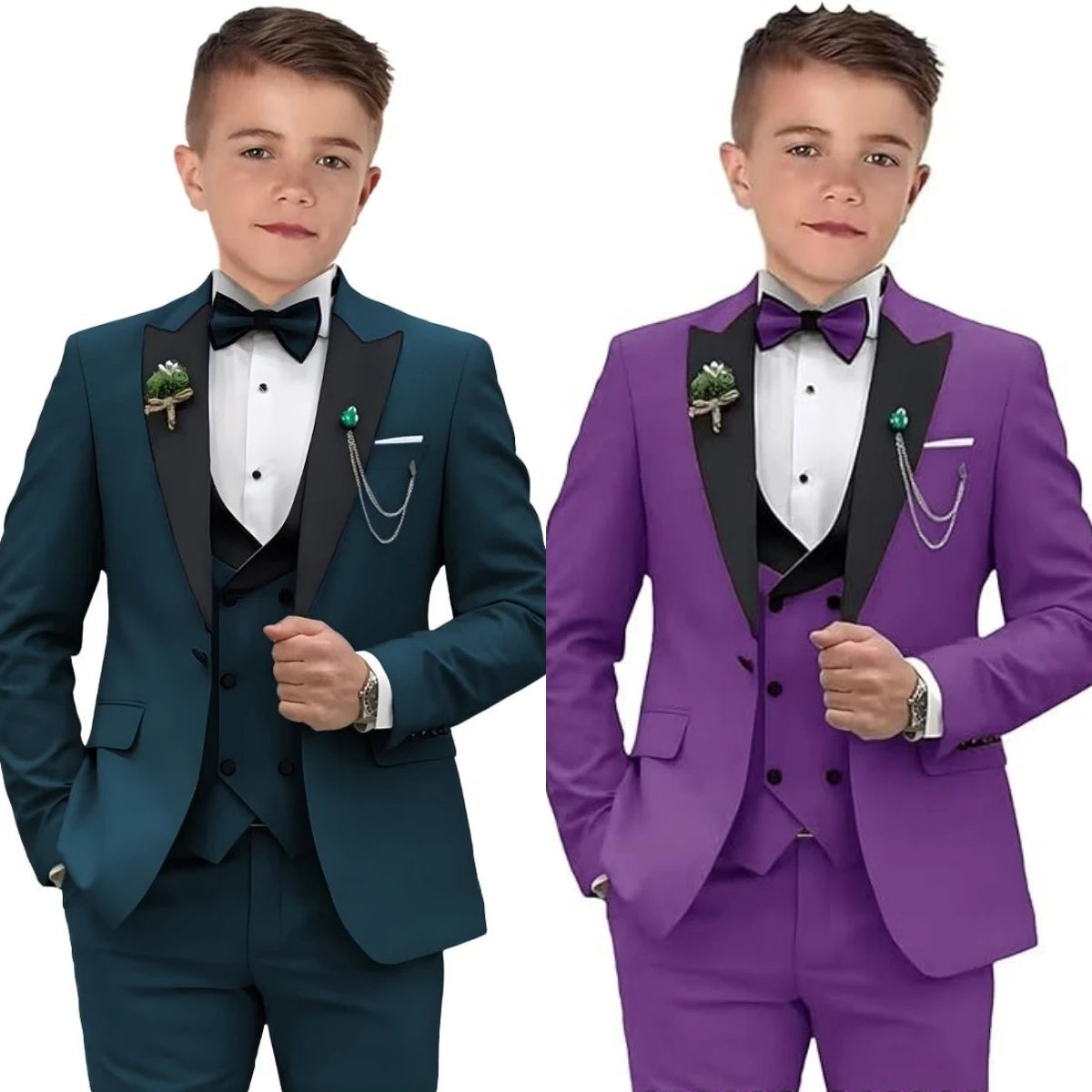 Traje Formal Infantil de Tres Piezas para Niño