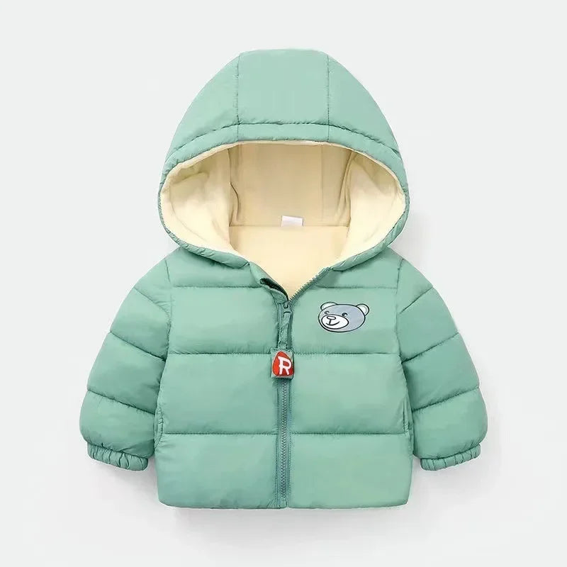 Chaqueta Infantil de Invierno con Capucha para Niño