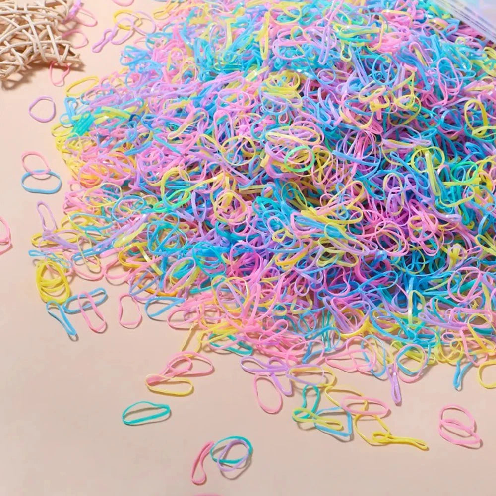 Élastiques à Cheveux Colorés pour Enfants