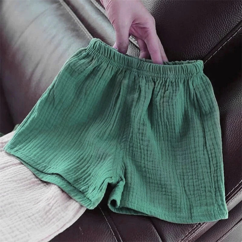 Short Infantil de Algodón con Cintura Elástica