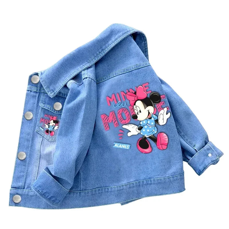 Chaqueta Infantil de Denim con Estampado