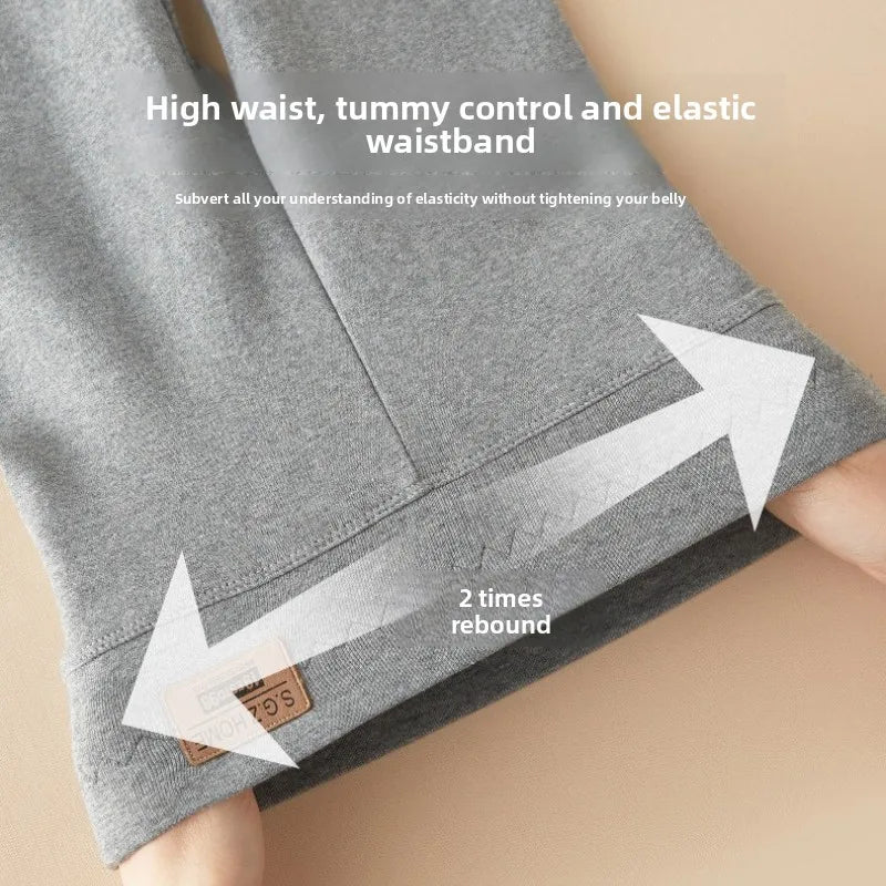 Legging enfant en coton à taille haute