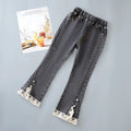 Kids' Bootcut Jeans with Elastic Waist