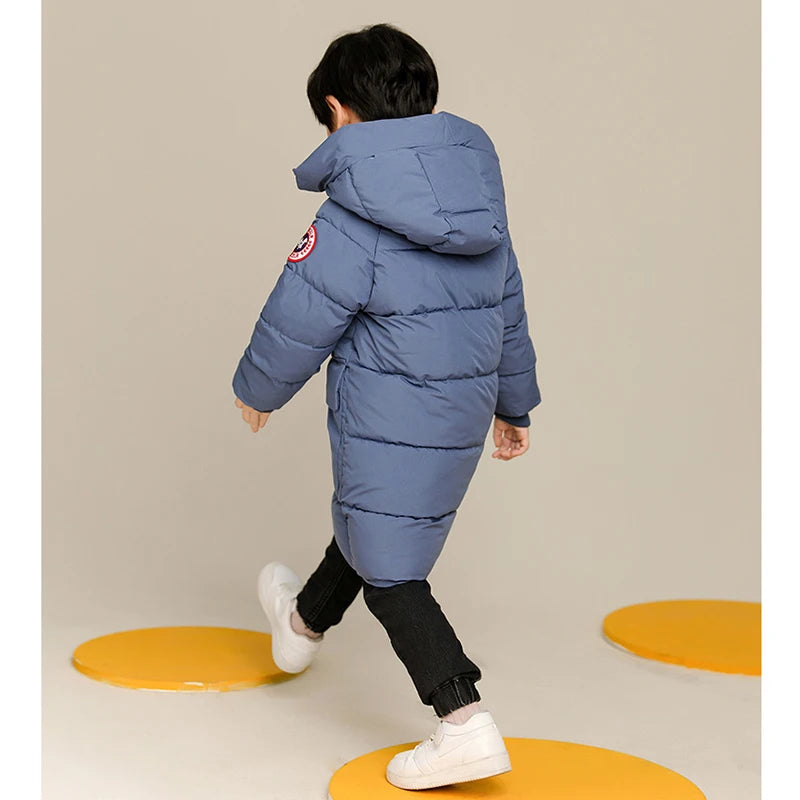 Abrigo Infantil de Invierno con Capucha para Niño