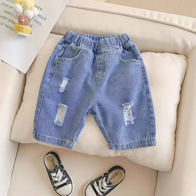 Short Infantil Casual de Algodón para Niño