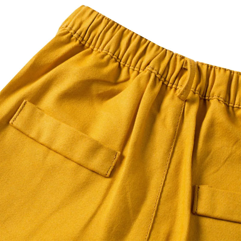 Short Infantil de Algodón con Cinturón para Niño