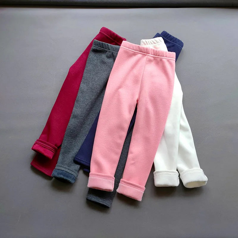 Pantalon enfant en coton avec taille élastique