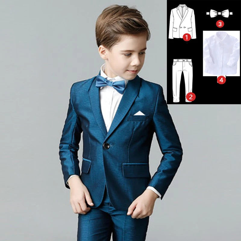 Traje Formal Infantil de Cuatro Piezas para Niño