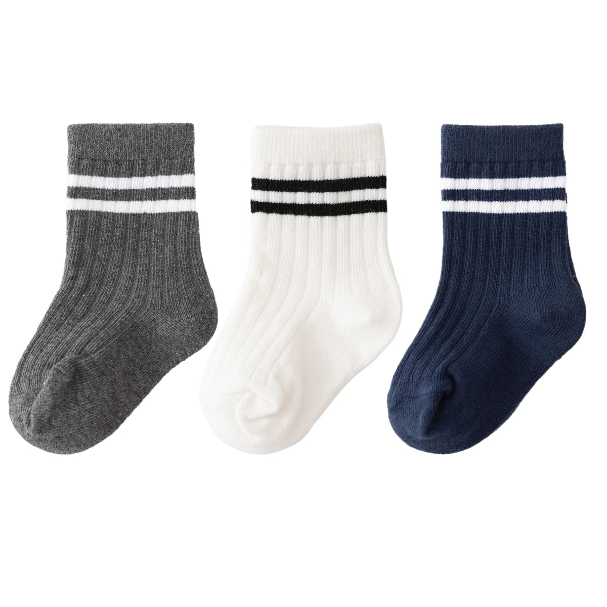 Lot de 3 paires de chaussettes en coton pour bébé garçon