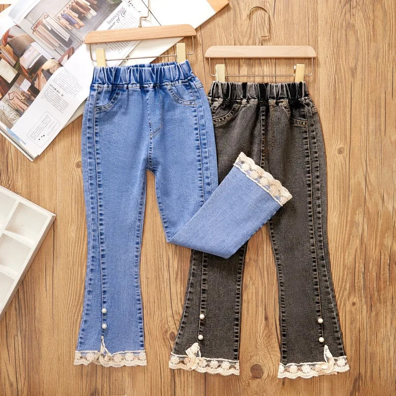 Jeans Infantil Bootcut con Cintura Elástica