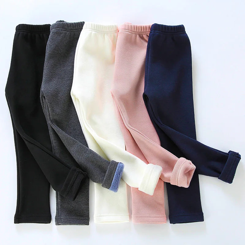 Pantalon enfant en coton avec taille élastique