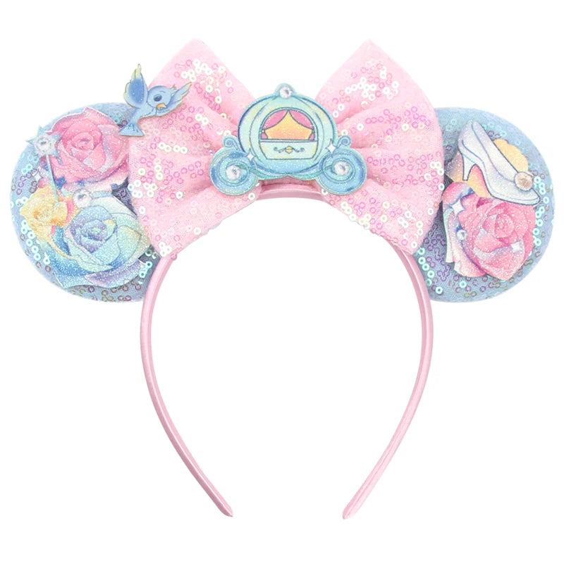 Diadema Infantil con Orejas y Lazo de Estilo Cartoon