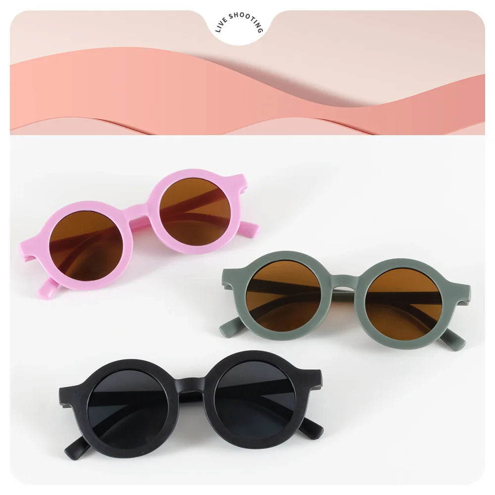Lunettes de soleil rondes pour filles