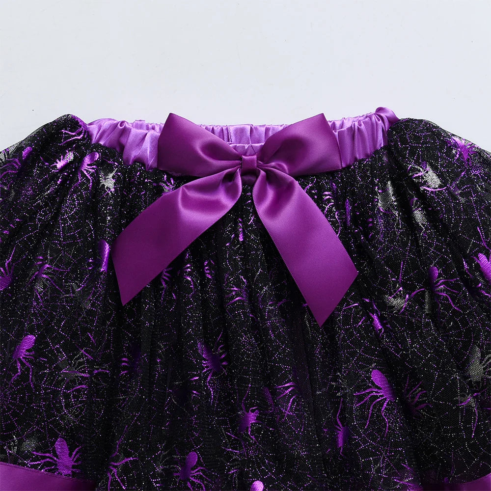 Toddler Spider Tutu Skirt for Halloween