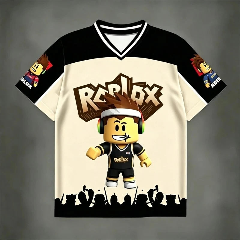 Camiseta Infantil Estampada de Estilo Gamer