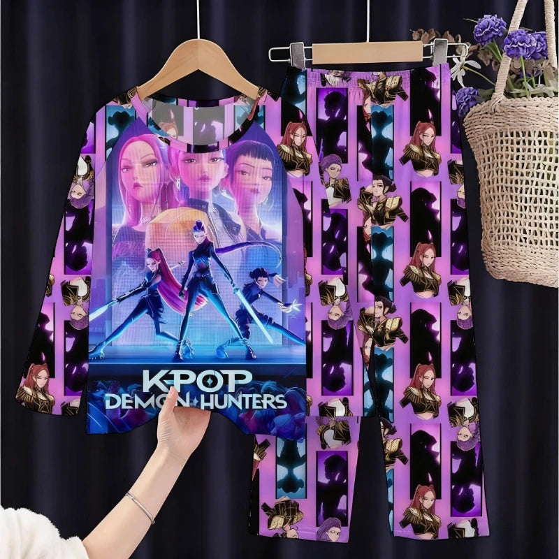 Pijama infantil de manga larga con estampado de estilo divertido