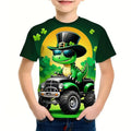 T-shirt imprimé à manches courtes pour enfant garçon