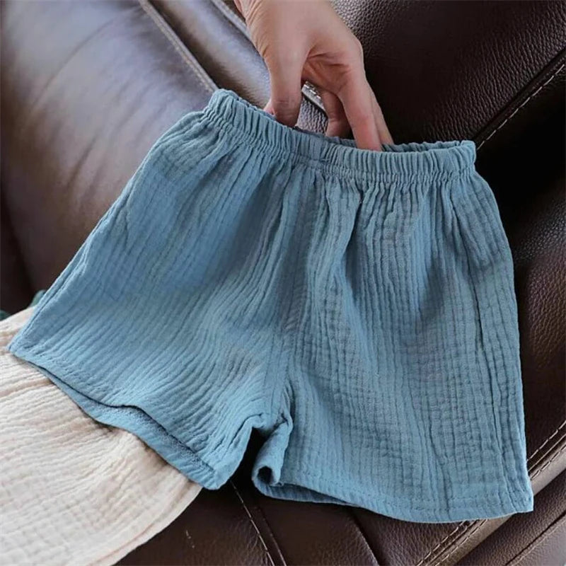 Short Infantil de Algodón con Cintura Elástica