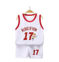 Ensemble de sport de basket-ball sans manches pour enfant