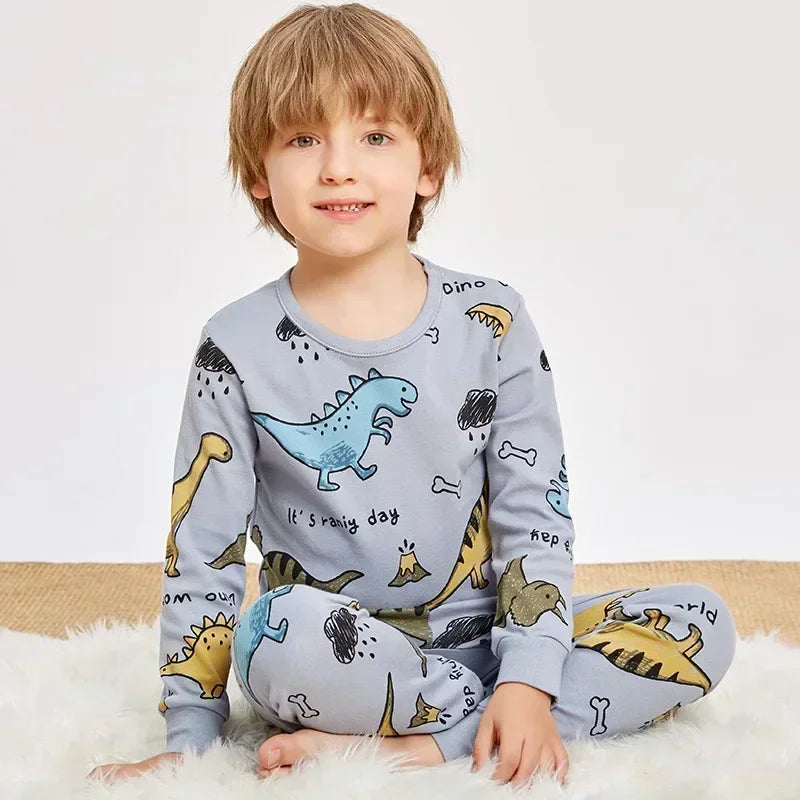 Pijama de Algodón con Estampado de Astronauta
