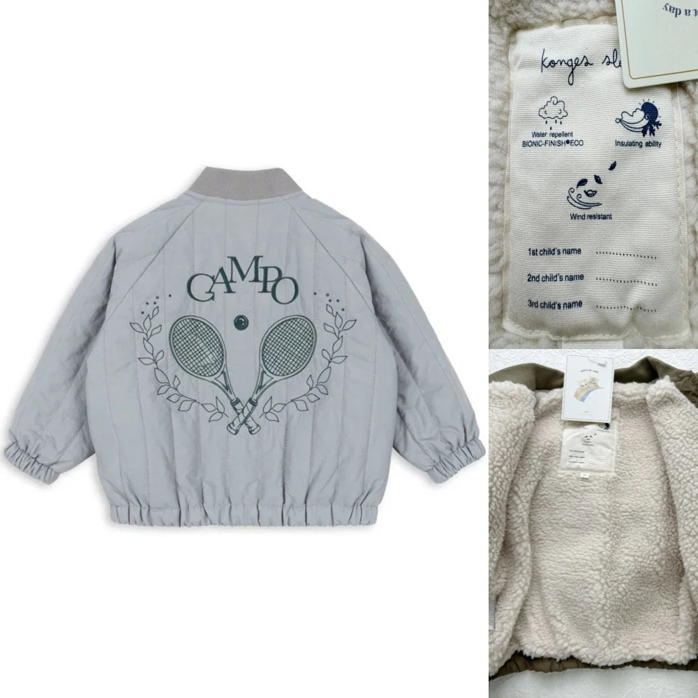 Chaqueta Infantil Acolchada con Acabado Satinado