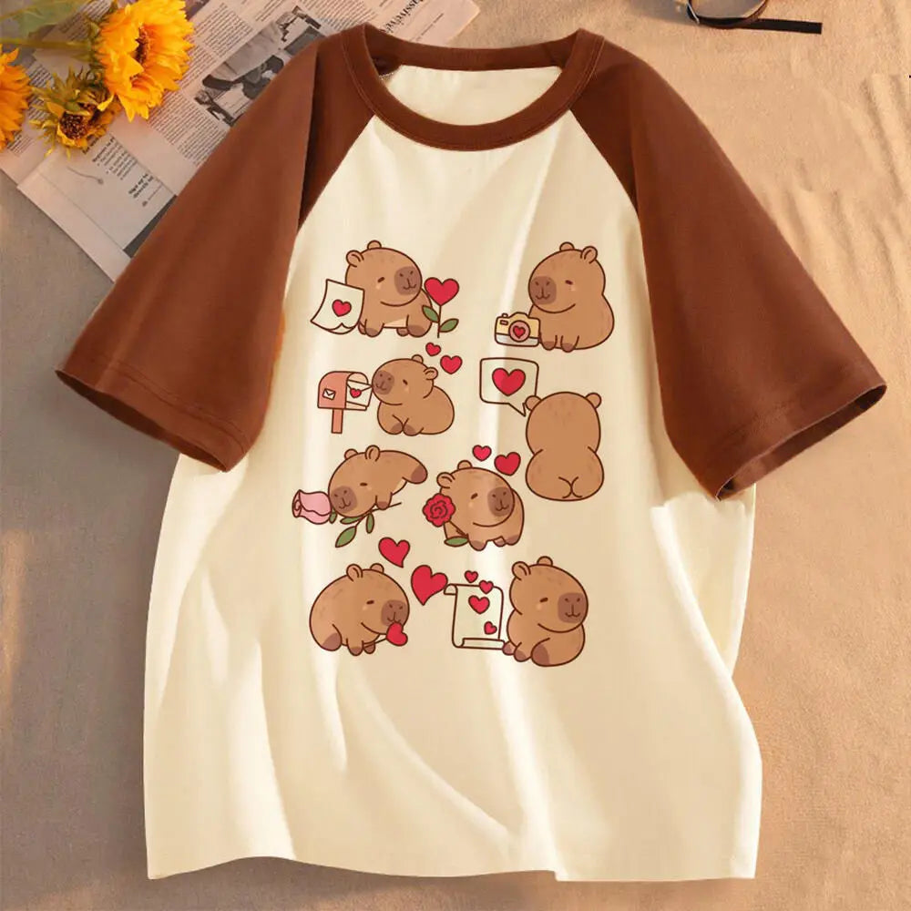 Camiseta Infantil de Modal con Estampado Divertido