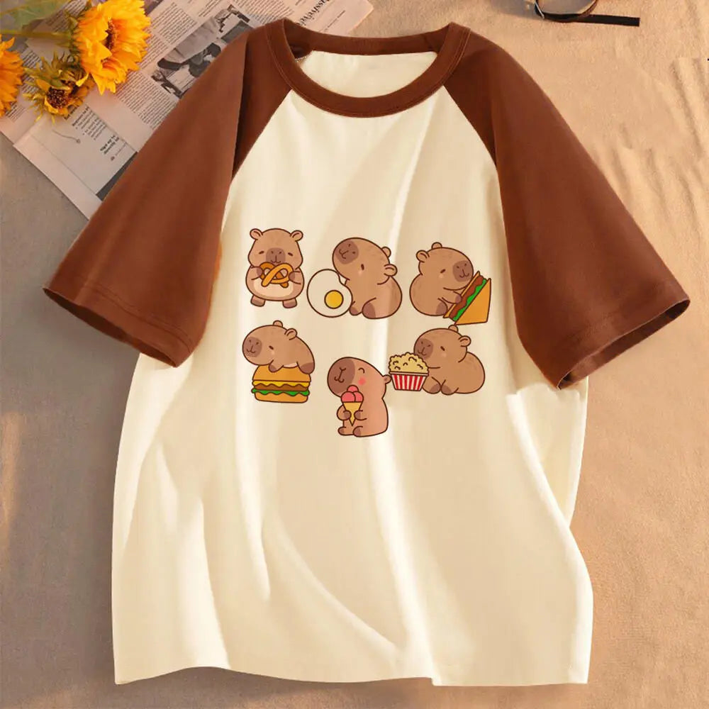 Camiseta Infantil de Modal con Estampado Divertido