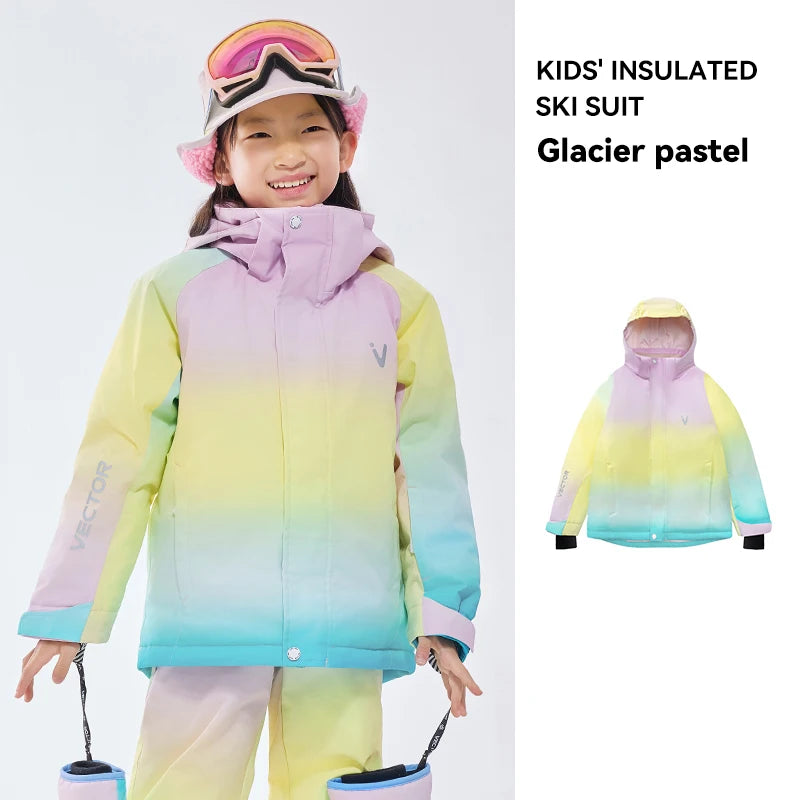 Chaqueta Infantil de Esquí Impermeable para Niño