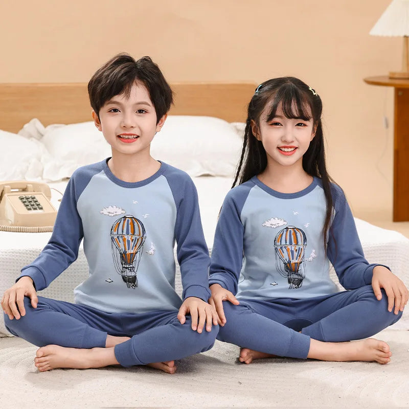 Pijama de Algodón con Estampado de Astronauta