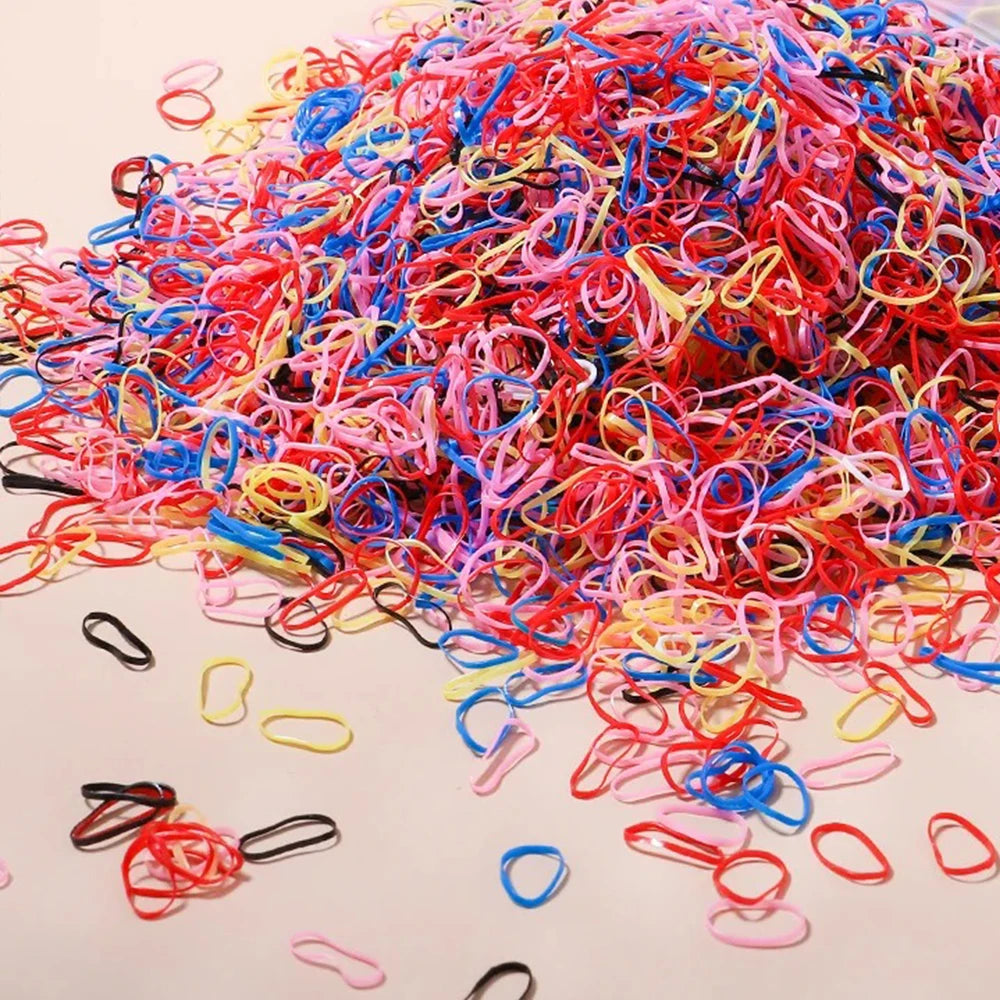 Élastiques à Cheveux Colorés pour Enfants