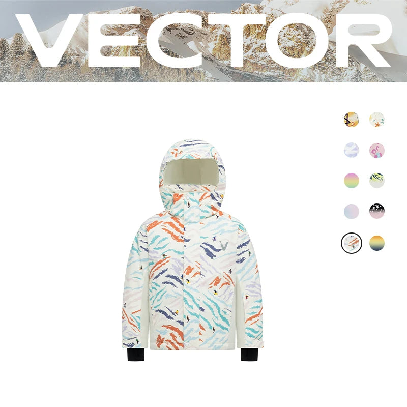 Chaqueta Infantil de Esquí Impermeable para Niño