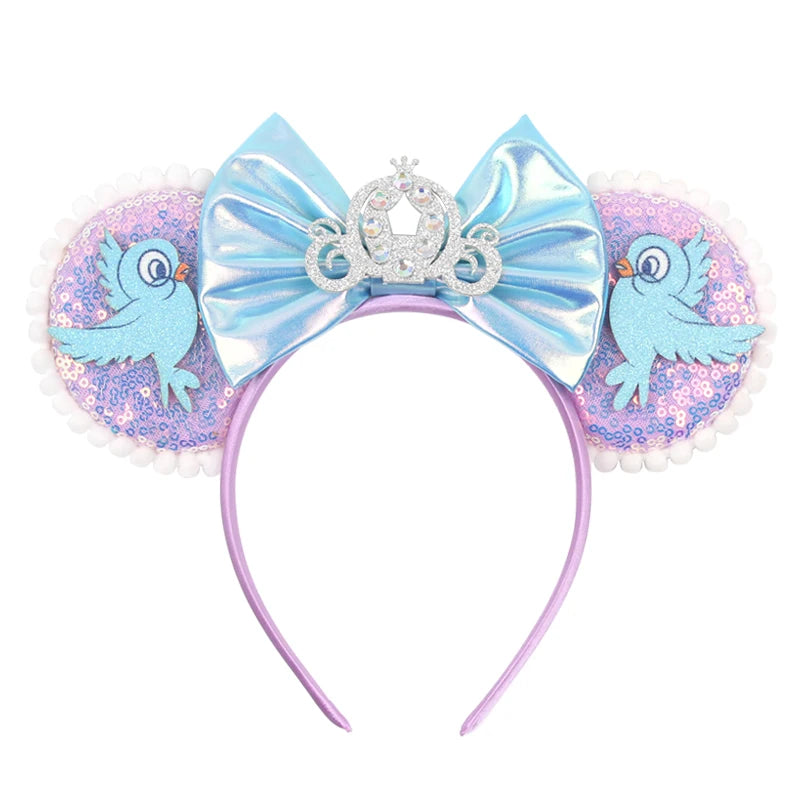 Diadema Infantil con Orejas y Lazo de Estilo Cartoon
