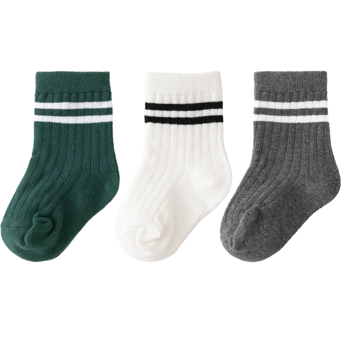 Lot de 3 paires de chaussettes en coton pour bébé garçon