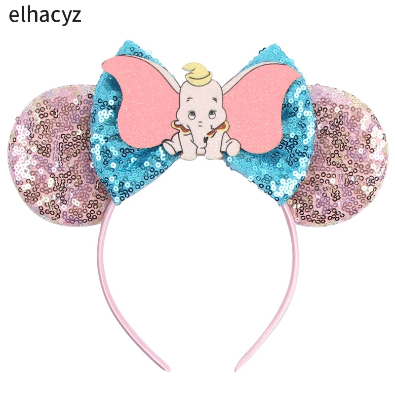 Diadema Infantil con Orejas y Lazo de Estilo Cartoon