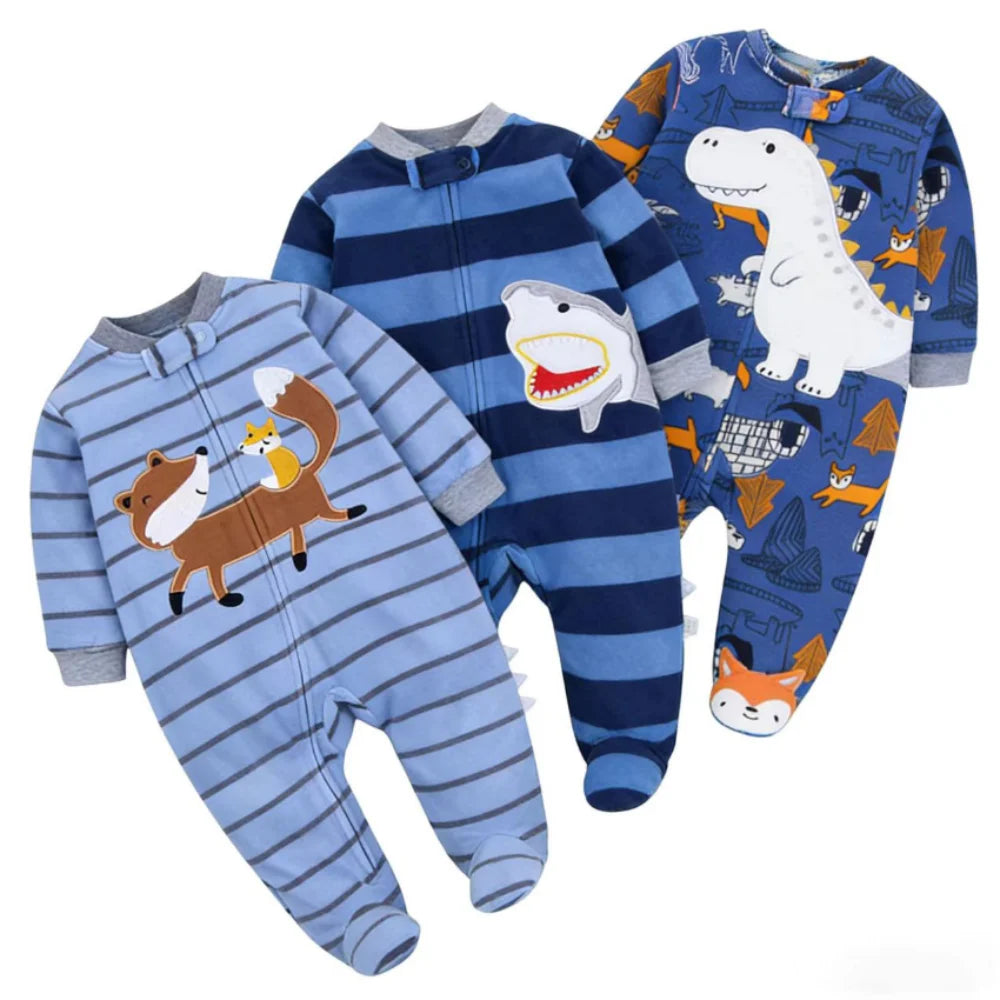 Pijama enterizo de forro polar para bebé