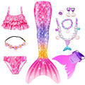 Disfraz Infantil de Sirena con Cola y Accesorios