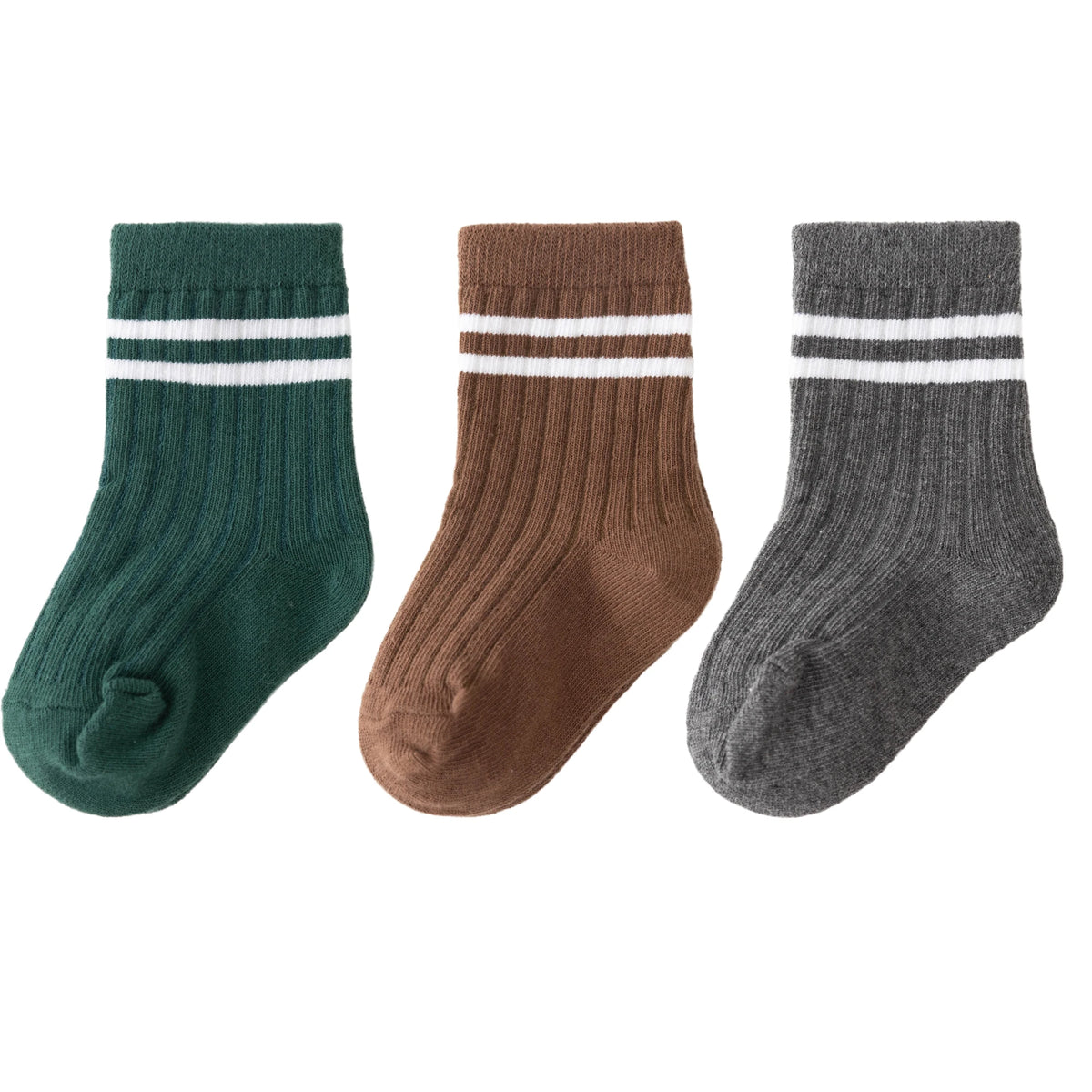 Lot de 3 paires de chaussettes en coton pour bébé garçon