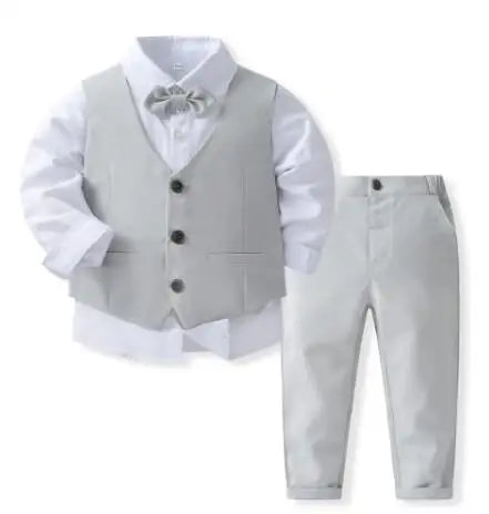 Conjunto Social Infantil de Cuatro Piezas para Niño