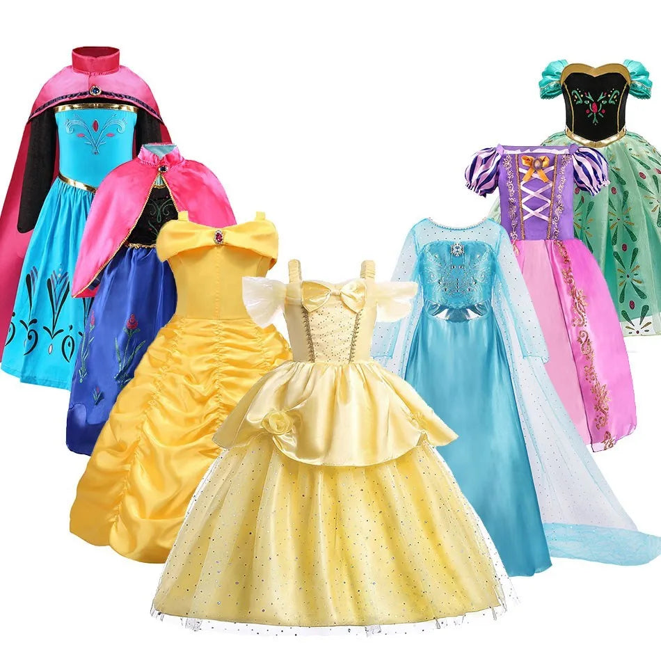Vestido de Princesa de Fantasía para Niña