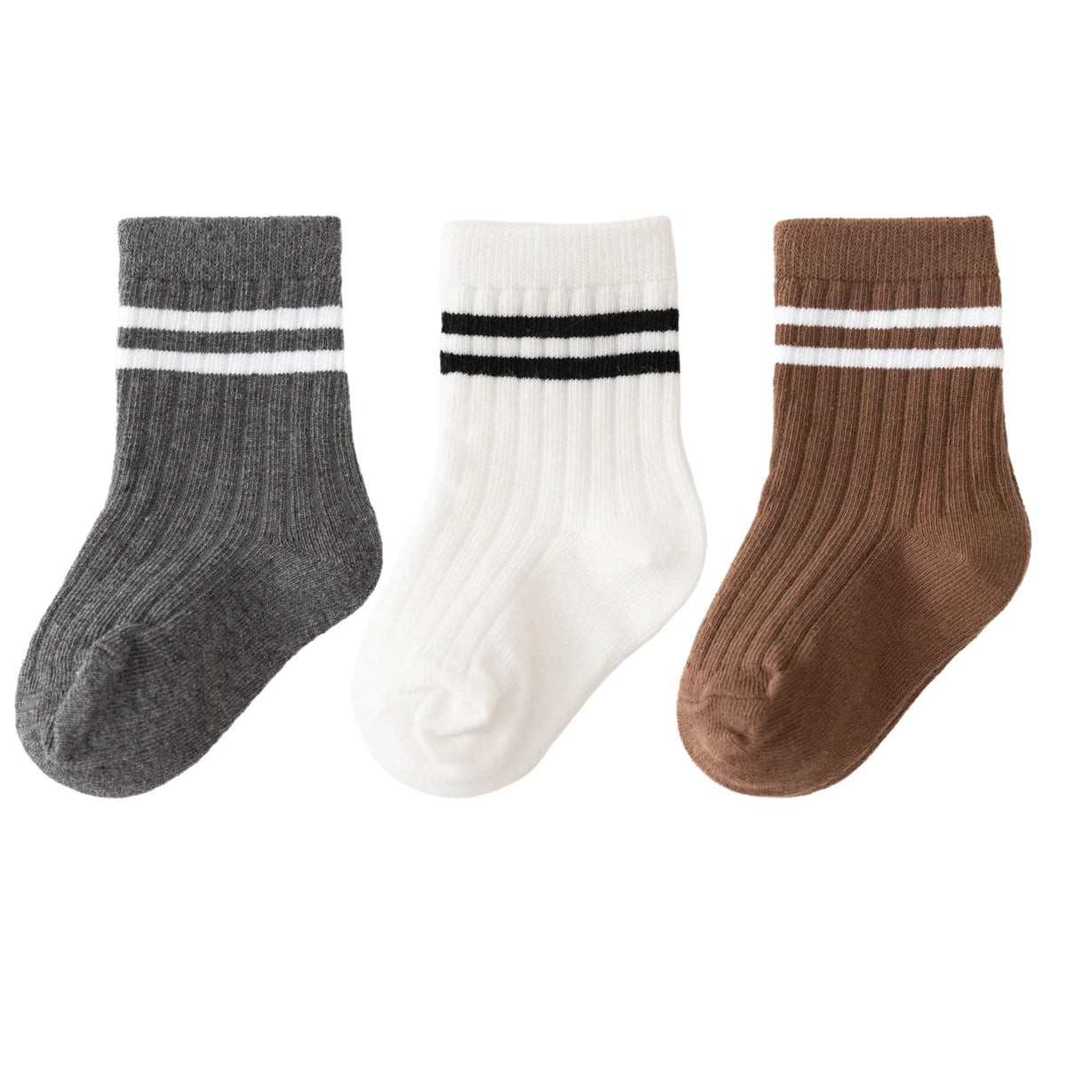 Lot de 3 paires de chaussettes en coton pour bébé garçon