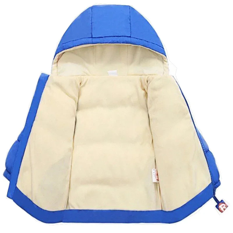 Chaqueta Infantil de Invierno con Capucha para Niño