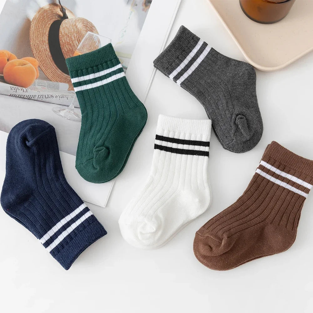 Lot de 3 paires de chaussettes en coton pour bébé garçon