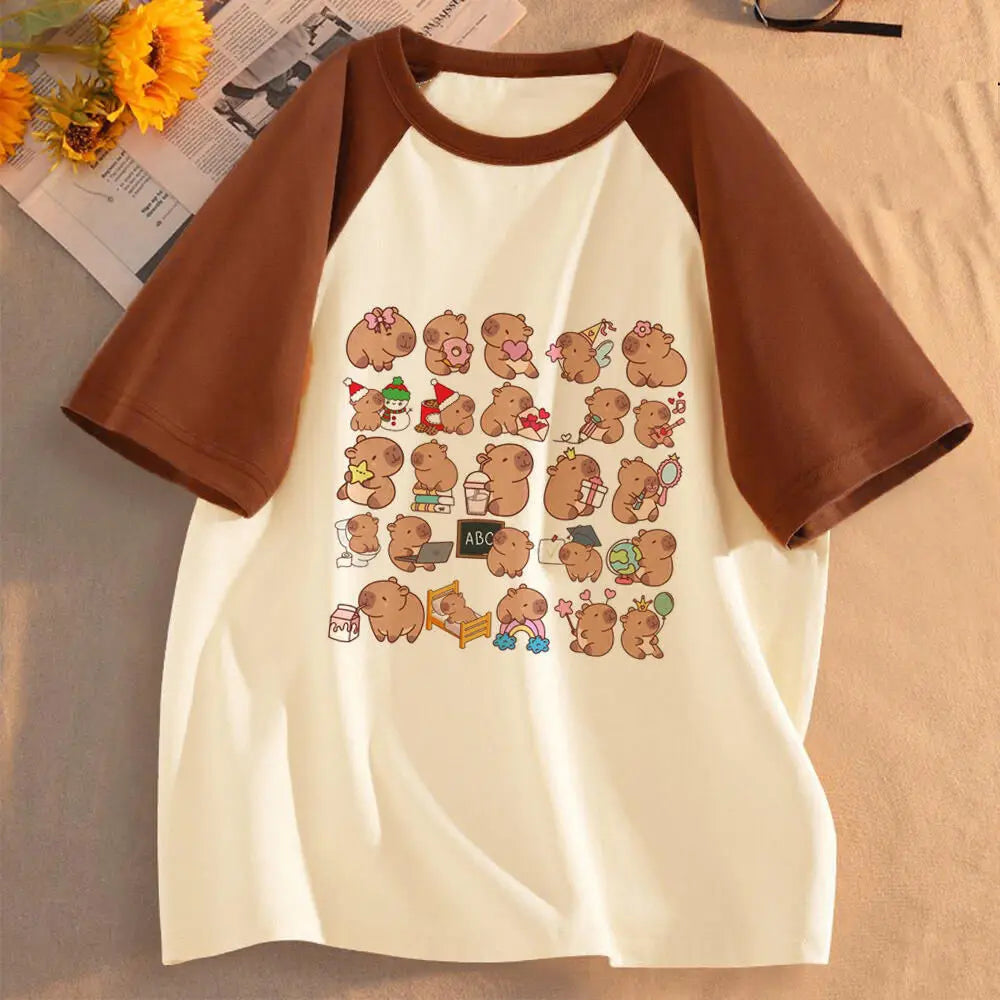 Camiseta Infantil de Modal con Estampado Divertido