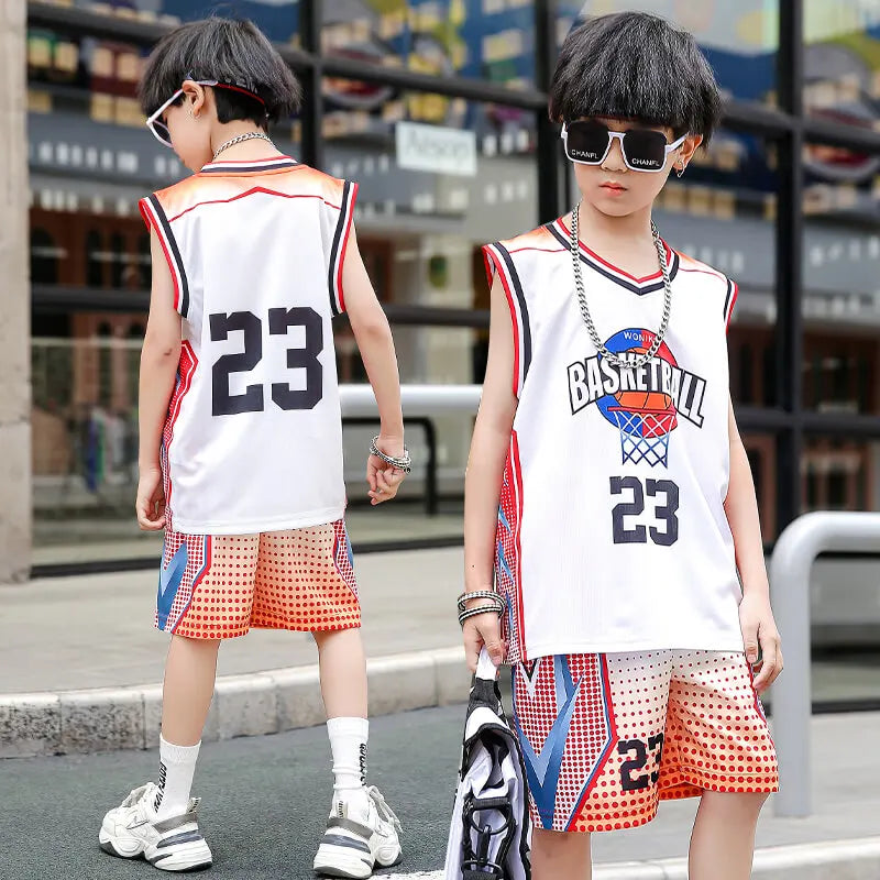 Camiseta deportiva infantil de baloncesto