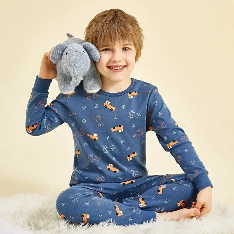 Pijama de Algodón con Estampado de Astronauta