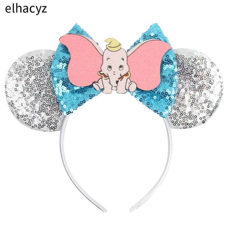 Diadema Infantil con Orejas y Lazo de Estilo Cartoon